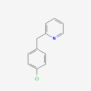 molecular formula C12H10ClN B3024584 2-(4-Chlorobenzyl)pyridine CAS No. 4350-41-8