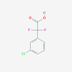 molecular formula C8H5ClF2O2 B3024593 2-(3-Chlorophenyl)-2,2-difluoroacetic acid CAS No. 1027513-91-2