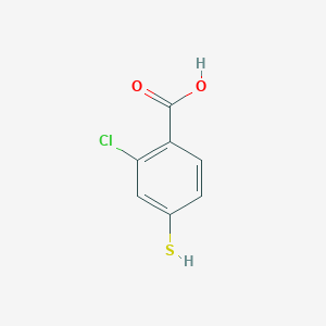 2-Chloro-4-sulfanylbenzoic acid