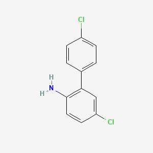 molecular formula C12H9Cl2N B3024596 4-chloro-2-(4-chlorophenyl)aniline CAS No. 1101170-85-7