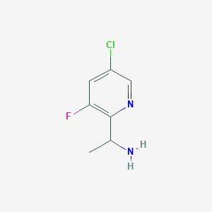 1-(5-Chloro-3-fluoropyridin-2-YL)ethanamine