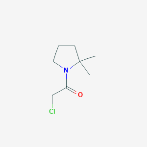 molecular formula C8H14ClNO B3024615 2-Chloro-1-(2,2-dimethylpyrrolidin-1-yl)ethanone CAS No. 919111-20-9