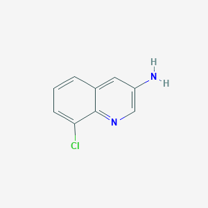 molecular formula C9H7ClN2 B3024616 8-Chloroquinolin-3-amine CAS No. 347146-21-8