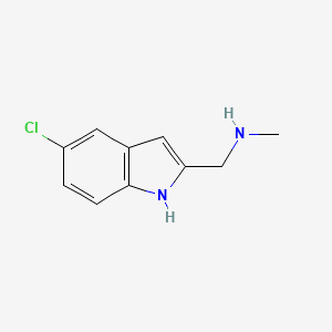 [(5-Chloro-1H-indol-2-yl)methyl]-methylamine