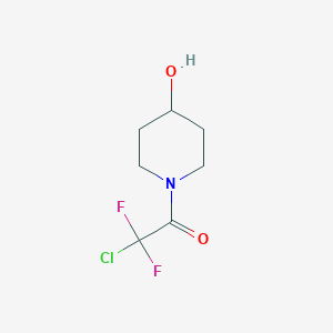 2-Chloro-2,2-difluoro-1-(4-hydroxypiperidino)-1-ethanone