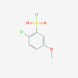 molecular formula C7H6Cl2O3S B3024636 2-chloro-5-methoxybenzene-1-sulfonyl chloride CAS No. 201935-41-3