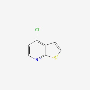 molecular formula C7H4ClNS B3024653 4-Chlorothieno[2,3-b]pyridine CAS No. 62226-17-9