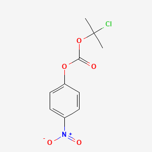 molecular formula C10H10ClNO5 B3024671 Carbonic acid, 1-chloro-1-methylethyl 4-nitrophenyl ester CAS No. 179419-26-2