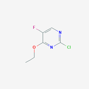 molecular formula C6H6ClFN2O B3024680 2-Chloro-4-ethoxy-5-fluoropyrimidine CAS No. 154-90-5