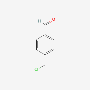 molecular formula C8H7ClO B3024689 4-(Chloromethyl)benzaldehyde CAS No. 73291-09-5