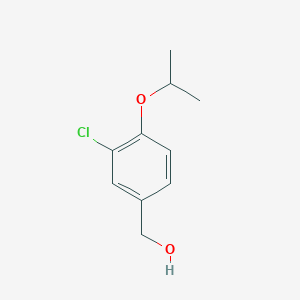 molecular formula C10H13ClO2 B3024699 (3-Chloro-4-propan-2-yloxyphenyl)methanol CAS No. 678181-75-4
