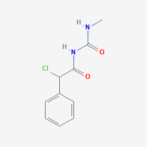 molecular formula C10H11ClN2O2 B3024714 2-chloro-N-[(methylamino)carbonyl]-2-phenylacetamide CAS No. 99070-51-6