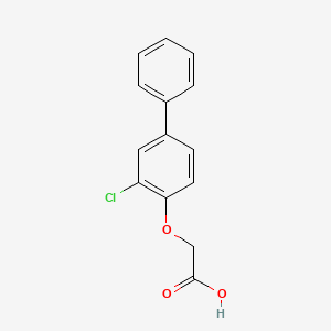 molecular formula C14H11ClO3 B3024722 2-(2-chloro-4-phenylphenoxy)acetic acid CAS No. 20292-28-8