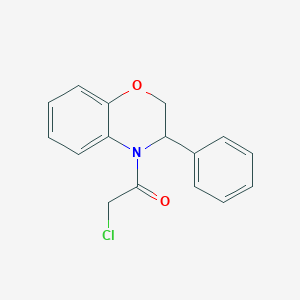 4-(chloroacetyl)-3-phenyl-3,4-dihydro-2H-1,4-benzoxazine