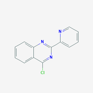 molecular formula C13H8ClN3 B3024724 4-Chloro-2-(pyridin-2-yl)quinazoline CAS No. 91748-47-9