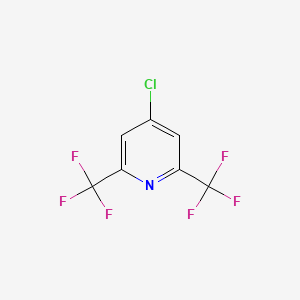 molecular formula C7H2ClF6N B3024727 4-Chloro-2,6-bis(trifluoromethyl)pyridine CAS No. 81269-96-7