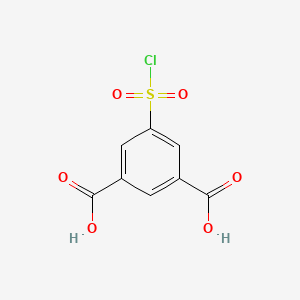 1,3-Benzenedicarboxylic acid, 5-(chlorosulfonyl)-