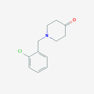 1-[(2-Chlorophenyl)methyl]piperidin-4-one