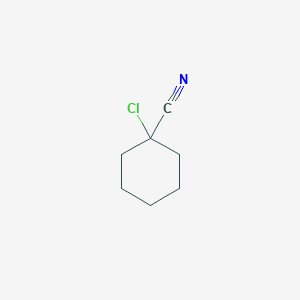 molecular formula C7H10ClN B3024773 1-Chlorocyclohexane-1-carbonitrile CAS No. 83497-94-3
