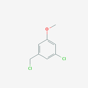 molecular formula C8H8Cl2O B3024791 1-Chloro-3-(chloromethyl)-5-methoxybenzene CAS No. 178486-30-1