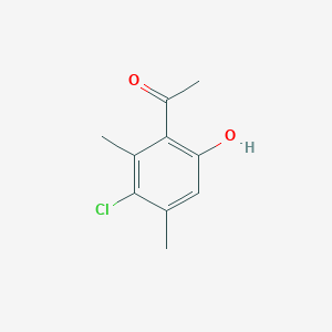 1-(3-Chloro-6-hydroxy-2,4-dimethylphenyl)ethanone