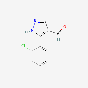 5-(2-chlorophenyl)-1H-pyrazole-4-carbaldehyde