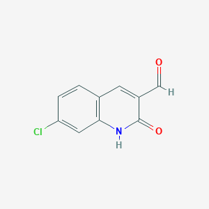 7-Chloro-2-hydroxyquinoline-3-carbaldehyde