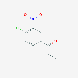 molecular formula C9H8ClNO3 B3024808 1-(4-Chloro-3-nitrophenyl)propan-1-one CAS No. 80093-43-2