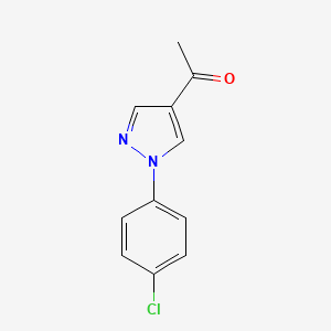 1-[1-(4-chlorophenyl)-1H-pyrazol-4-yl]ethanone