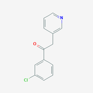 molecular formula C13H10ClNO B3024824 1-(3-Chlorophenyl)-2-(pyridin-3-yl)ethan-1-one CAS No. 224040-88-4