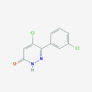 5-Chloro-6-(3-chlorophenyl)pyridazin-3(2H)-one