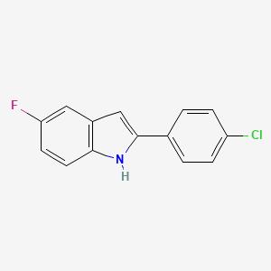 2-(4-chlorophenyl)-5-fluoro-1H-indole