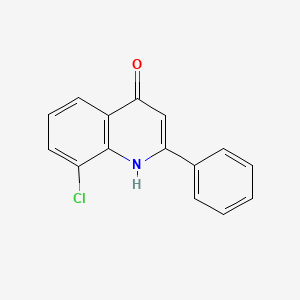molecular formula C15H10ClNO B3024837 8-Chloro-2-phenylquinolin-4-ol CAS No. 439147-12-3