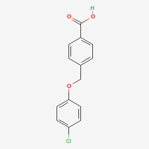 4-[(4-Chlorophenoxy)methyl]benzoic acid