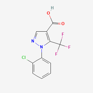 1-(2-Chlorophenyl)-5-(trifluoromethyl)-1h-pyrazole-4-carboxylic acid