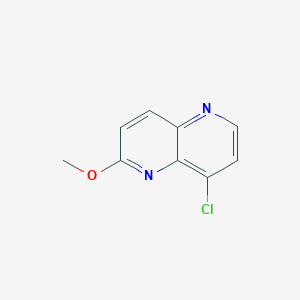 molecular formula C9H7ClN2O B3024861 8-氯-2-甲氧基-1,5-萘啶 CAS No. 249889-68-7