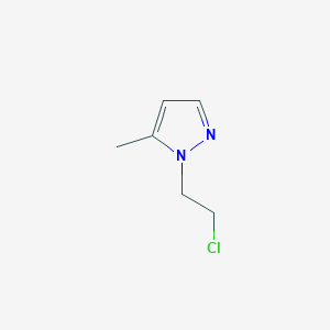 molecular formula C6H9ClN2 B3024870 1-(2-chloroethyl)-5-methyl-1H-pyrazole CAS No. 96450-54-3