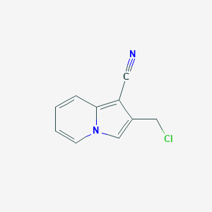 molecular formula C10H7ClN2 B3024871 2-(Chloromethyl)indolizine-1-carbonitrile CAS No. 731821-82-2