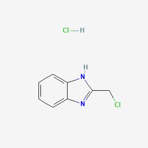 molecular formula C8H8Cl2N2 B3024875 2-(chloromethyl)-1H-benzimidazole hydrochloride CAS No. 91862-40-7