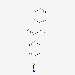 molecular formula C14H10N2O B3024896 4-cyano-N-phenylbenzamide CAS No. 17922-96-2