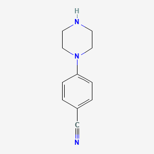 molecular formula C11H13N3 B3024897 4-(哌嗪-1-基)苯甲腈 CAS No. 68104-63-2