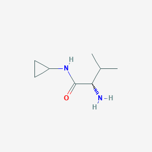molecular formula C8H16N2O B3024917 N-Cyclopropyl L-Valinamide CAS No. 214139-86-3