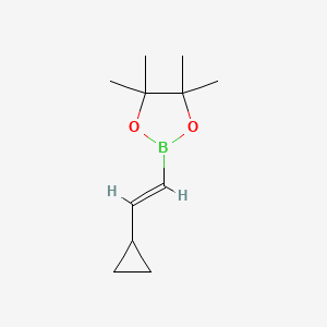 molecular formula C11H19BO2 B3024934 (E)-2-Cyclopropylvinylboronic acid pinacol ester CAS No. 849061-99-0