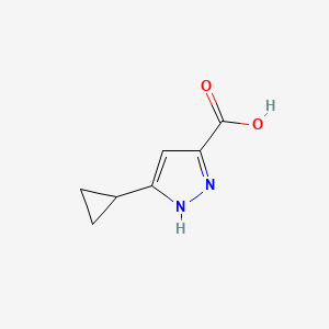 3-cyclopropyl-1H-pyrazole-5-carboxylic acid