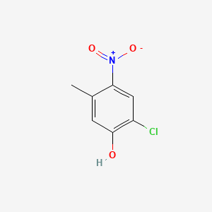 molecular formula C7H6ClNO3 B3024958 2-Chloro-5-methyl-4-nitrophenol CAS No. 40130-97-0