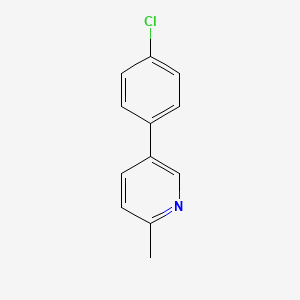 5-(4-Chlorophenyl)-2-methylpyridine