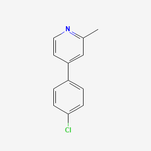 4-(4-Chlorophenyl)-2-methylpyridine