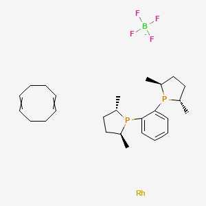 Cycloocta-1,5-diene;(2S,5S)-1-[2-[(2S,5S)-2,5-dimethylphospholan-1-yl]phenyl]-2,5-dimethylphospholane;rhodium;tetrafluoroborate