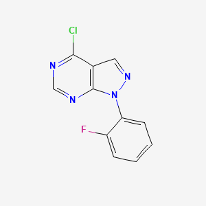 4-Chloro-1-(2-fluorophenyl)-1H-pyrazolo[3,4-D]pyrimidine