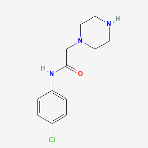 N-(4-chlorophenyl)-2-(piperazin-1-yl)acetamide